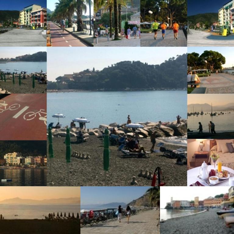 Hotel Giardino Al Mare Sestri Levante Exteriör bild